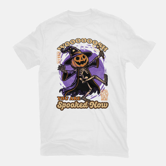 Spooky Pumpkin Wizard-Unisex-Basic-Tee-Studio Mootant