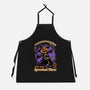 Spooky Pumpkin Wizard-Unisex-Kitchen-Apron-Studio Mootant