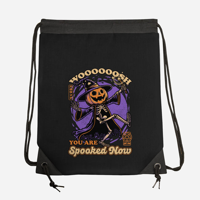 Spooky Pumpkin Wizard-None-Drawstring-Bag-Studio Mootant