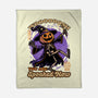 Spooky Pumpkin Wizard-None-Fleece-Blanket-Studio Mootant