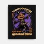 Spooky Pumpkin Wizard-None-Stretched-Canvas-Studio Mootant