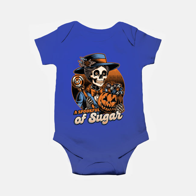 Halloween Spooky Sugar-Baby-Basic-Onesie-Studio Mootant