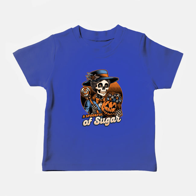 Halloween Spooky Sugar-Baby-Basic-Tee-Studio Mootant