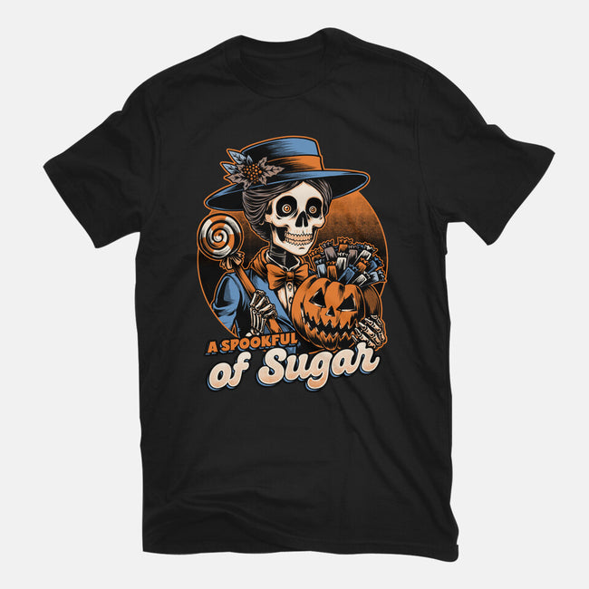 Halloween Spooky Sugar-Womens-Basic-Tee-Studio Mootant