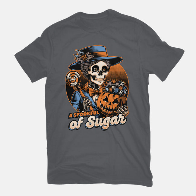 Halloween Spooky Sugar-Womens-Basic-Tee-Studio Mootant