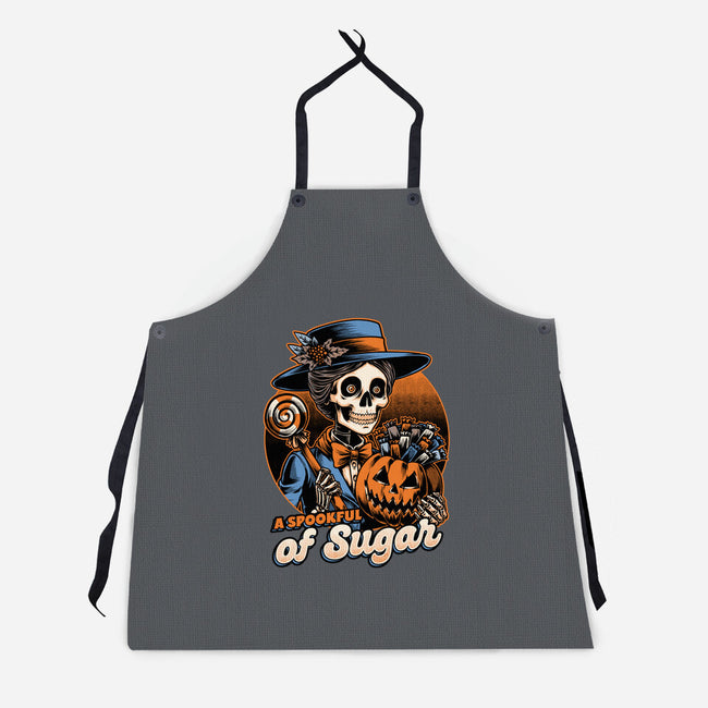 Halloween Spooky Sugar-Unisex-Kitchen-Apron-Studio Mootant