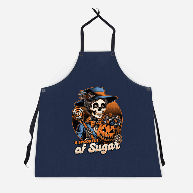 Halloween Spooky Sugar-Unisex-Kitchen-Apron-Studio Mootant