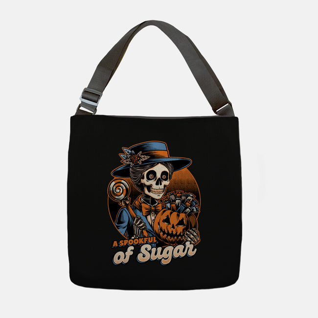 Halloween Spooky Sugar-None-Adjustable Tote-Bag-Studio Mootant