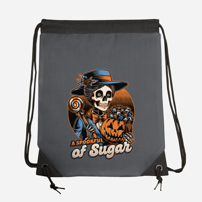 Halloween Spooky Sugar-None-Drawstring-Bag-Studio Mootant