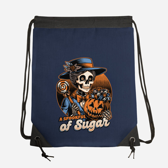 Halloween Spooky Sugar-None-Drawstring-Bag-Studio Mootant