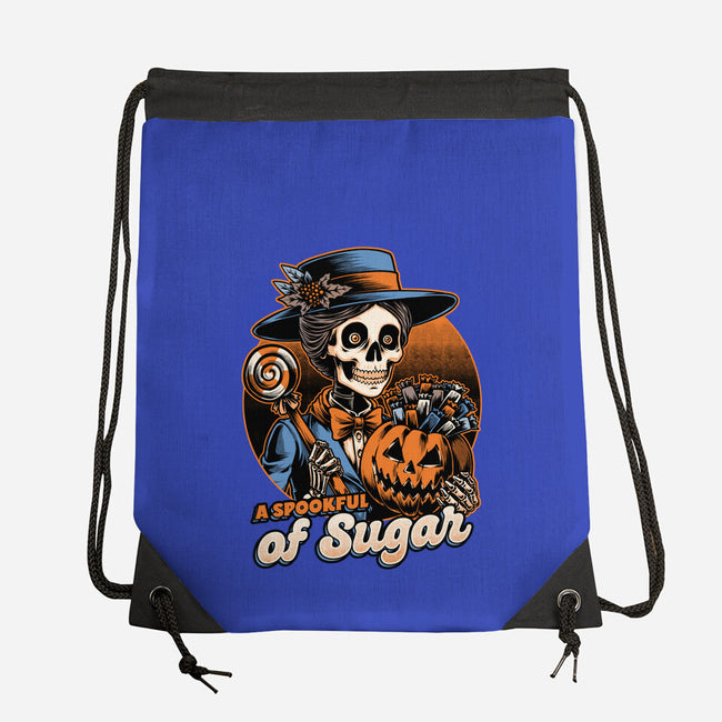 Halloween Spooky Sugar-None-Drawstring-Bag-Studio Mootant