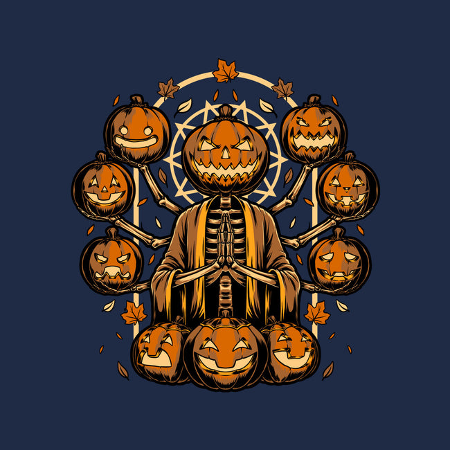 Halloween Pumpkin God-Womens-Fitted-Tee-Studio Mootant