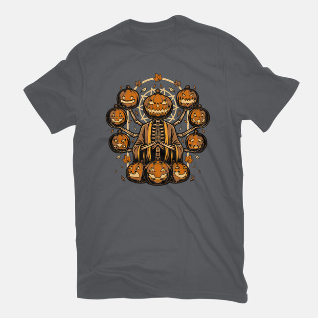 Halloween Pumpkin God-Unisex-Basic-Tee-Studio Mootant