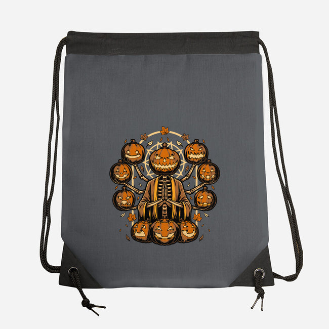 Halloween Pumpkin God-None-Drawstring-Bag-Studio Mootant