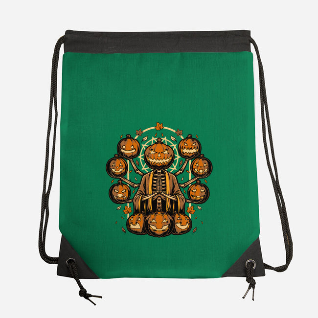 Halloween Pumpkin God-None-Drawstring-Bag-Studio Mootant