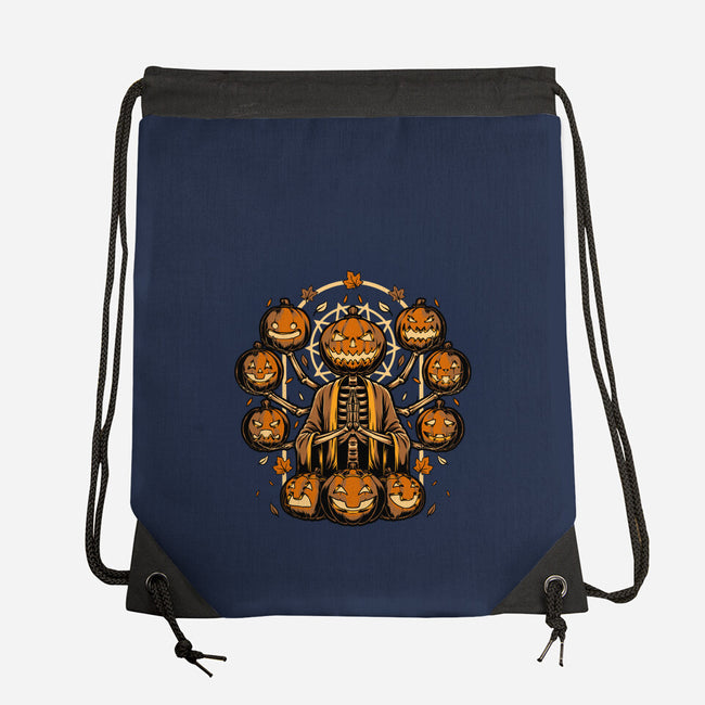 Halloween Pumpkin God-None-Drawstring-Bag-Studio Mootant