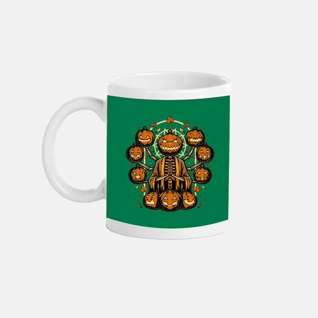 Halloween Pumpkin God-None-Mug-Drinkware-Studio Mootant