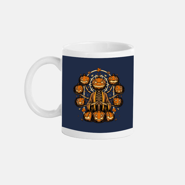 Halloween Pumpkin God-None-Mug-Drinkware-Studio Mootant