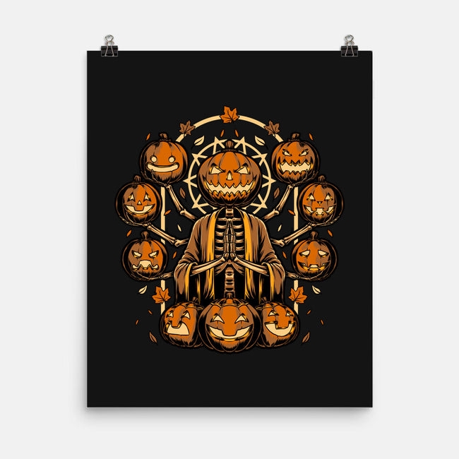 Halloween Pumpkin God-None-Matte-Poster-Studio Mootant