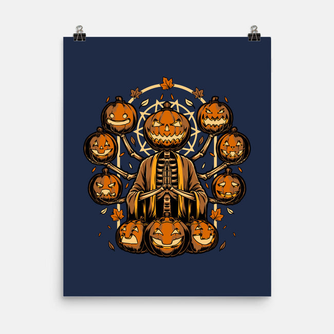 Halloween Pumpkin God-None-Matte-Poster-Studio Mootant