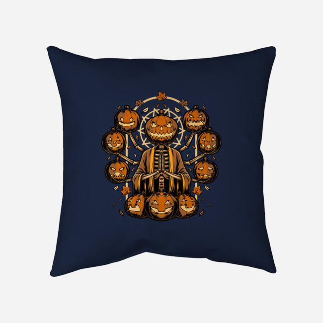 Halloween Pumpkin God-None-Removable Cover w Insert-Throw Pillow-Studio Mootant