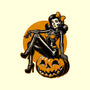 Halloween Pinup-None-Fleece-Blanket-Studio Mootant