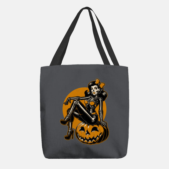 Halloween Pinup-None-Basic Tote-Bag-Studio Mootant