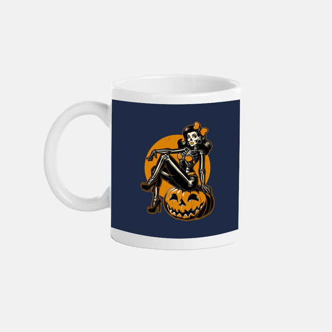 Halloween Pinup-None-Mug-Drinkware-Studio Mootant