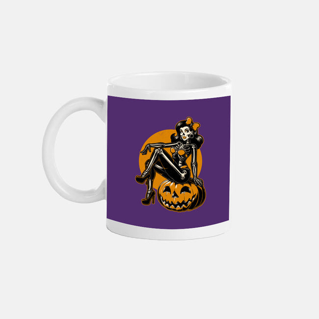 Halloween Pinup-None-Mug-Drinkware-Studio Mootant