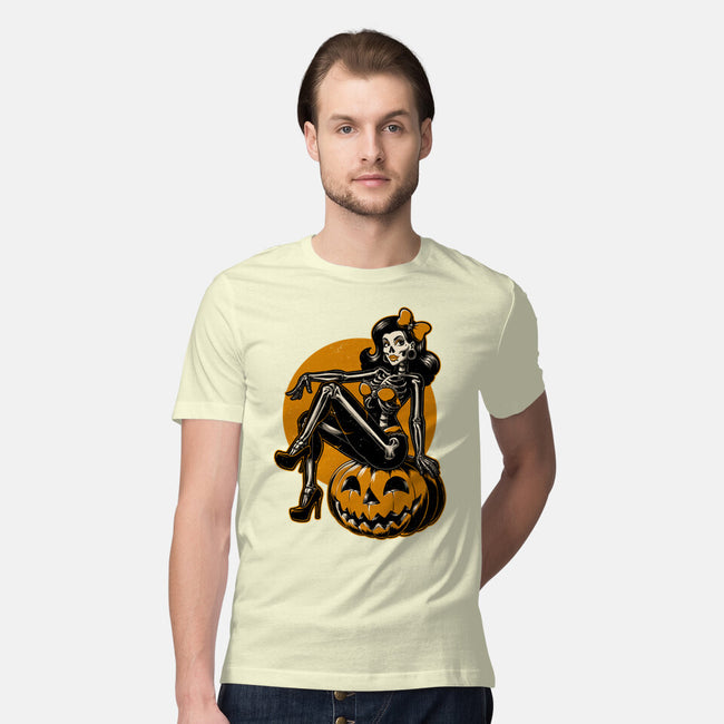 Halloween Pinup-Mens-Premium-Tee-Studio Mootant