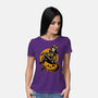 Halloween Pinup-Womens-Basic-Tee-Studio Mootant