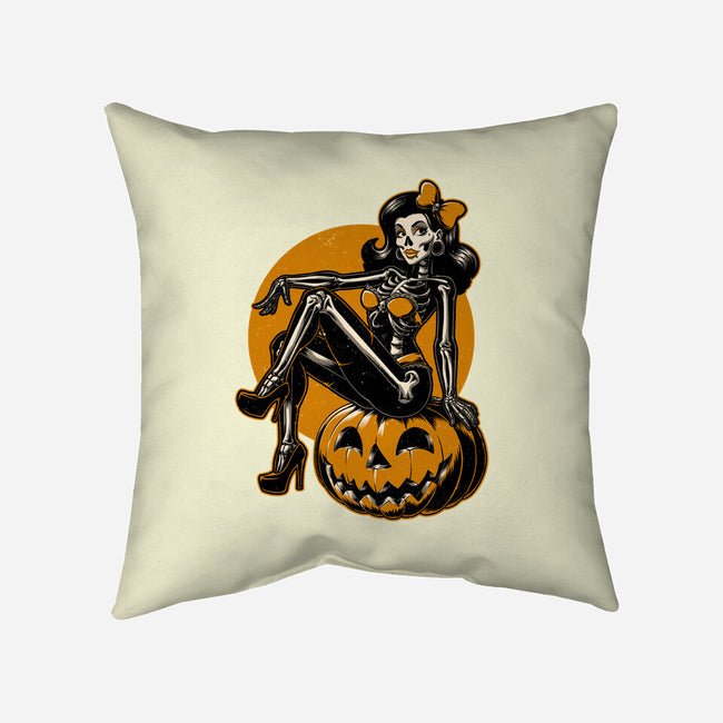 Halloween Pinup-None-Removable Cover w Insert-Throw Pillow-Studio Mootant