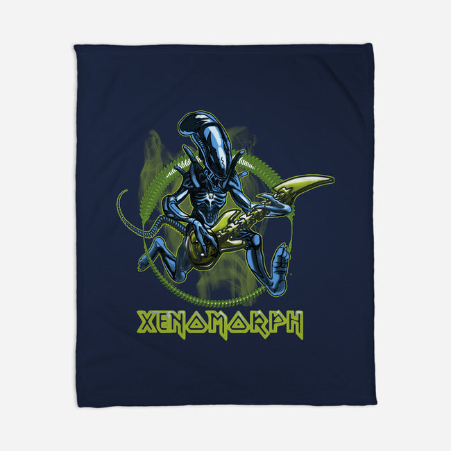 Xenomorph Maiden-None-Fleece-Blanket-Samuel