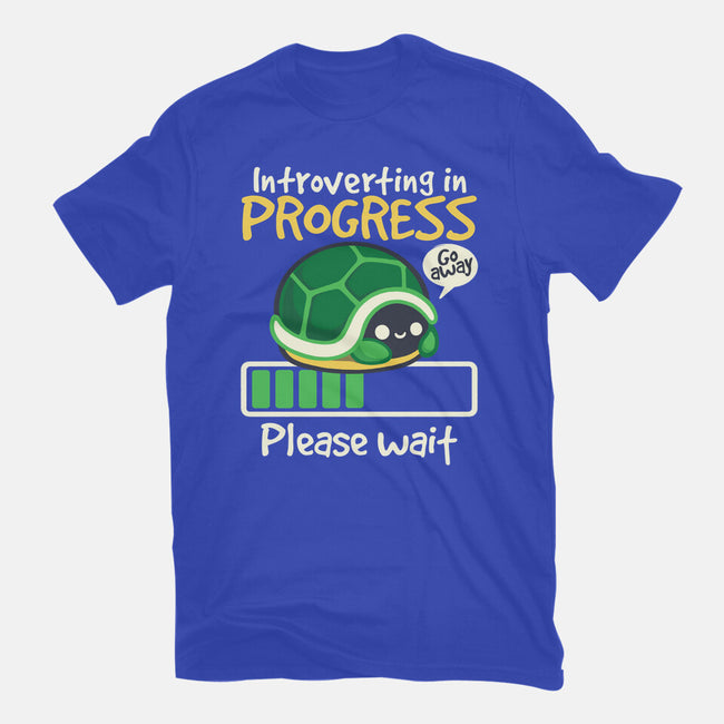 Turtle Introverting-Unisex-Basic-Tee-NemiMakeit