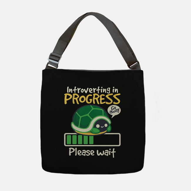 Turtle Introverting-None-Adjustable Tote-Bag-NemiMakeit