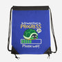 Turtle Introverting-None-Drawstring-Bag-NemiMakeit