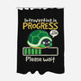 Turtle Introverting-None-Polyester-Shower Curtain-NemiMakeit