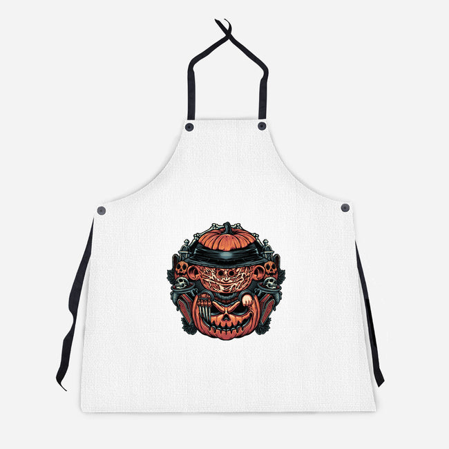 Cute Little Nightmare-Unisex-Kitchen-Apron-glitchygorilla