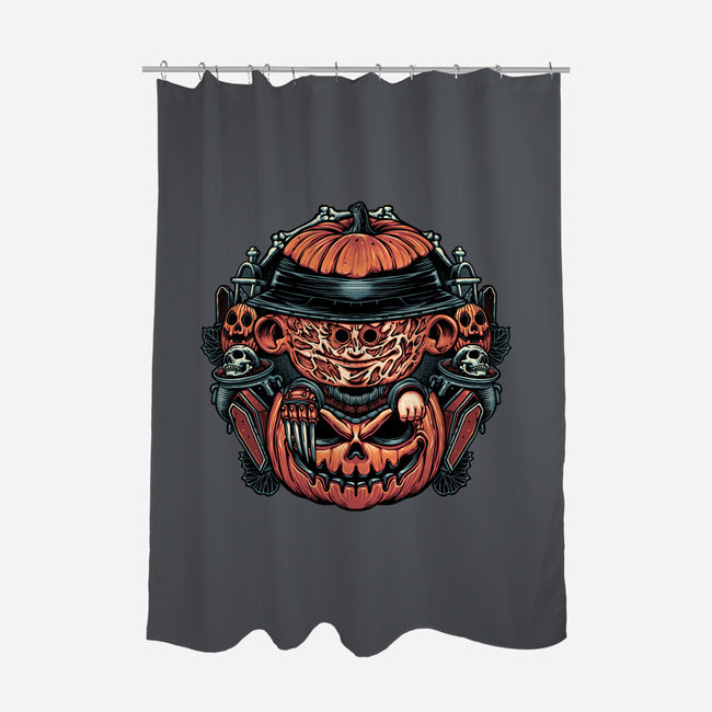 Cute Little Nightmare-None-Polyester-Shower Curtain-glitchygorilla