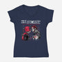 My Adamantium Bromance-Womens-V-Neck-Tee-zascanauta