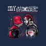 My Adamantium Bromance-Womens-V-Neck-Tee-zascanauta