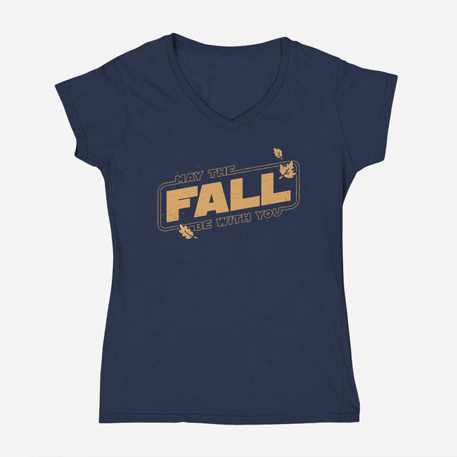 Fall Wars-Womens-V-Neck-Tee-teesgeex