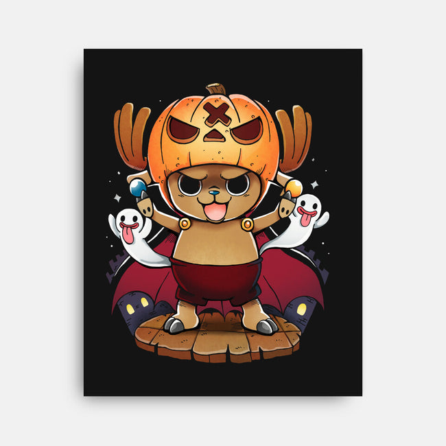 Halloween Cute Deer-None-Stretched-Canvas-Vallina84