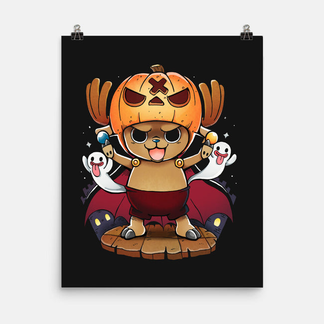 Halloween Cute Deer-None-Matte-Poster-Vallina84