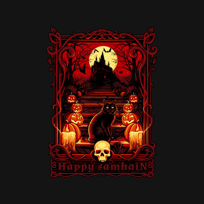 Happy Samhain-Womens-Basic-Tee-daobiwan