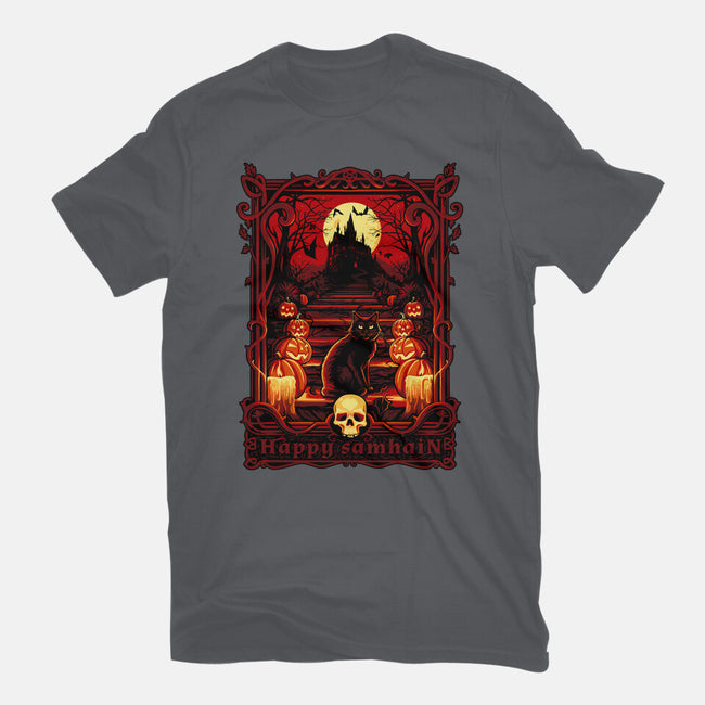 Happy Samhain-Unisex-Basic-Tee-daobiwan