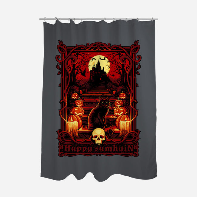 Happy Samhain-None-Polyester-Shower Curtain-daobiwan