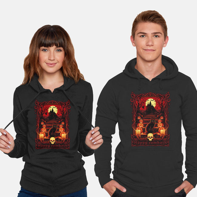 Happy Samhain-Unisex-Pullover-Sweatshirt-daobiwan