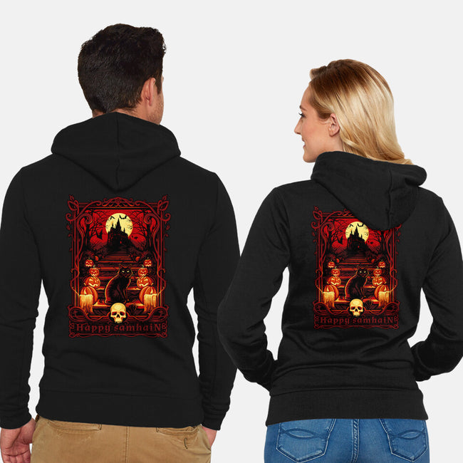 Happy Samhain-Unisex-Zip-Up-Sweatshirt-daobiwan