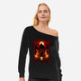 Happy Samhain-Womens-Off Shoulder-Sweatshirt-daobiwan